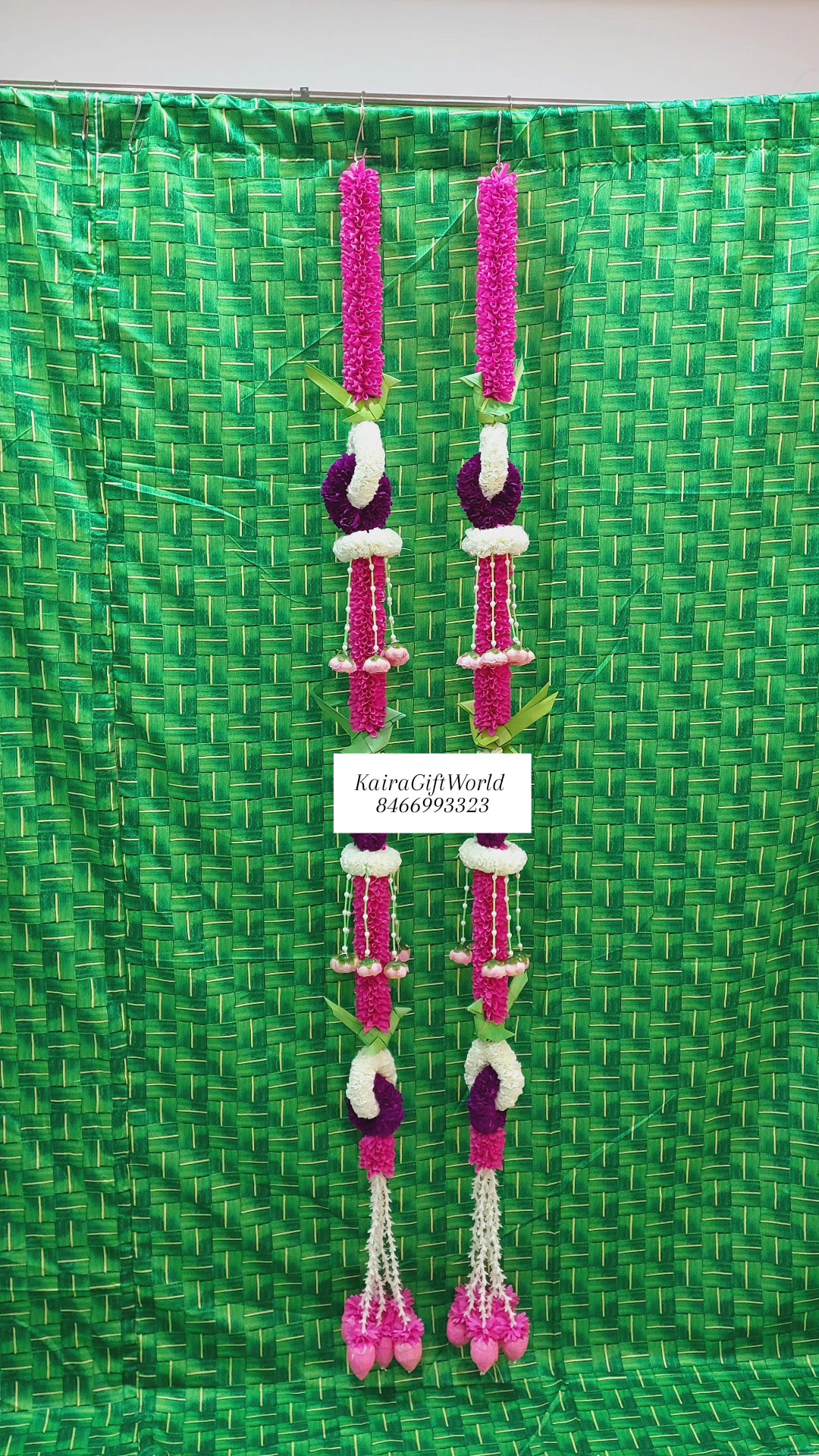 Pink/Purple Parrot Hangings!!! Set of 2 !!