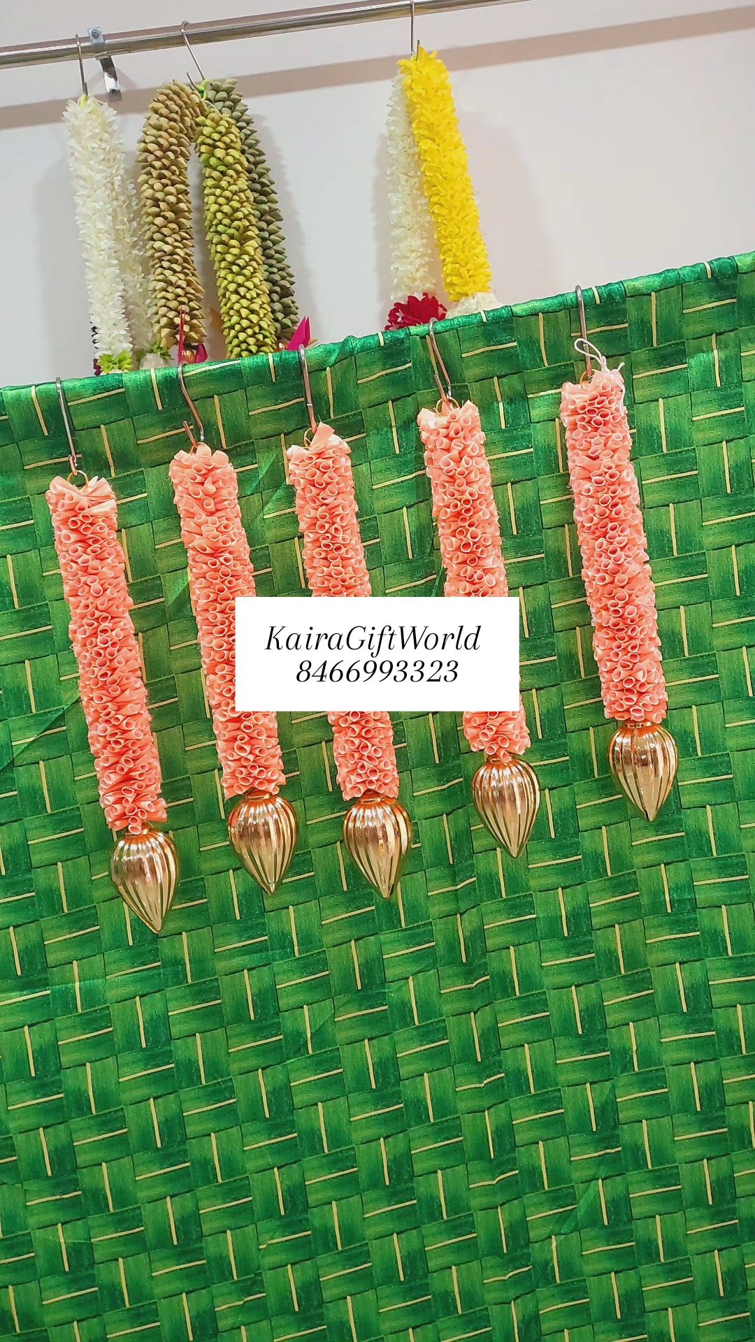 Peach/Gold Lotus bud Hangings!!!