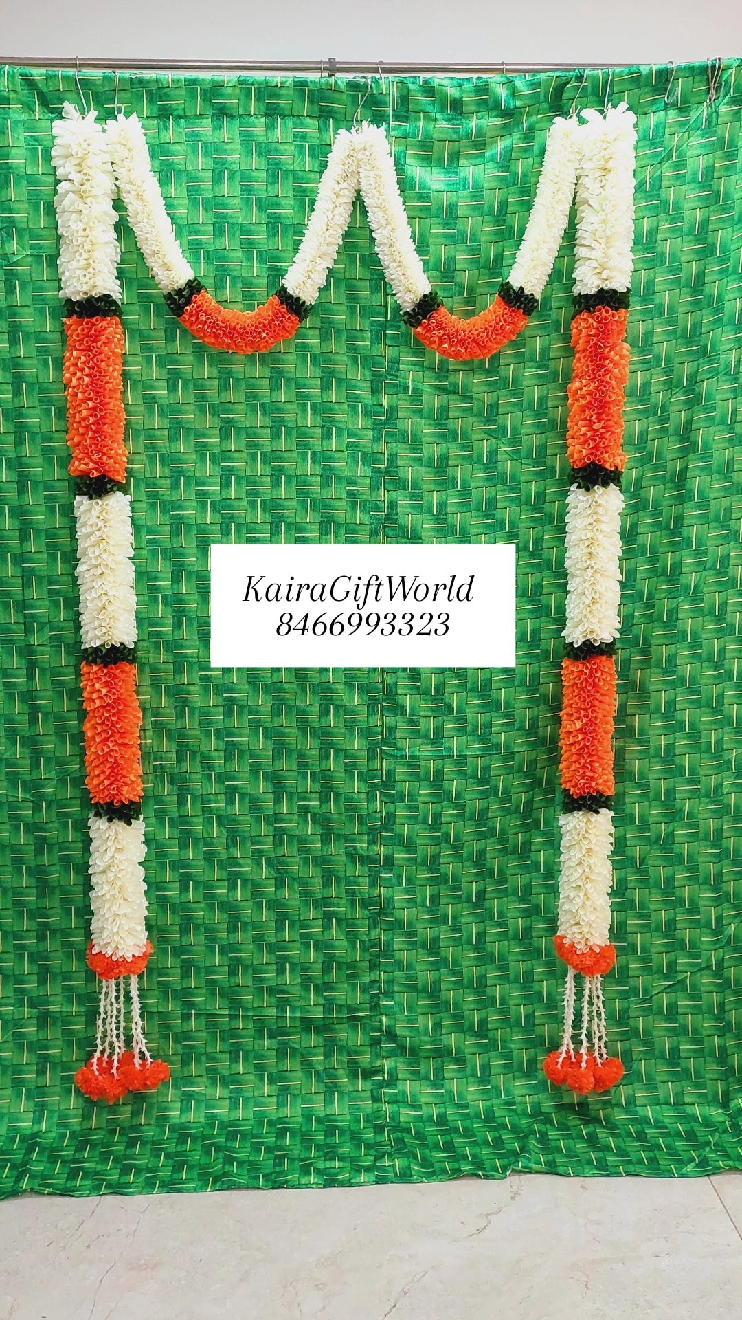 White and Orange Gajamala!!!