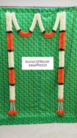 White and Orange Gajamala!!!