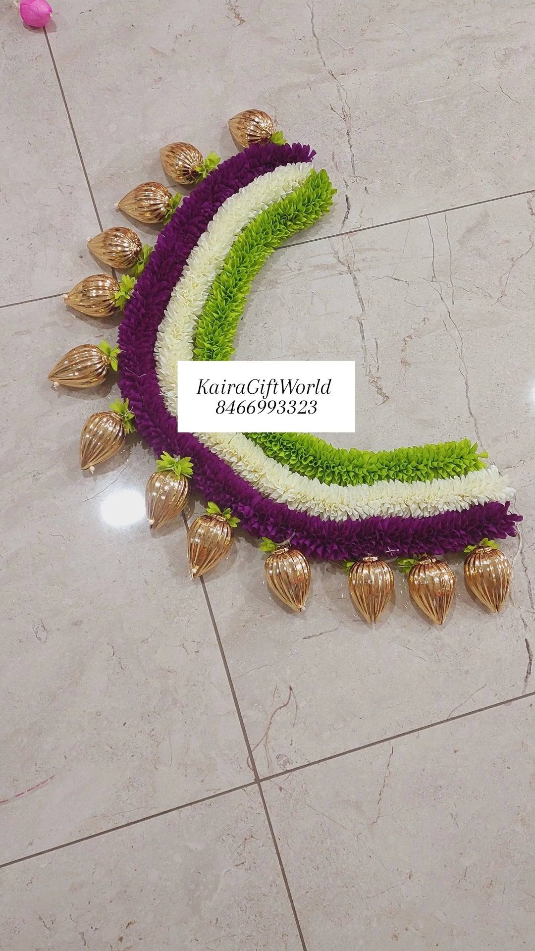 Gold Lotus bud U shape arch!!!