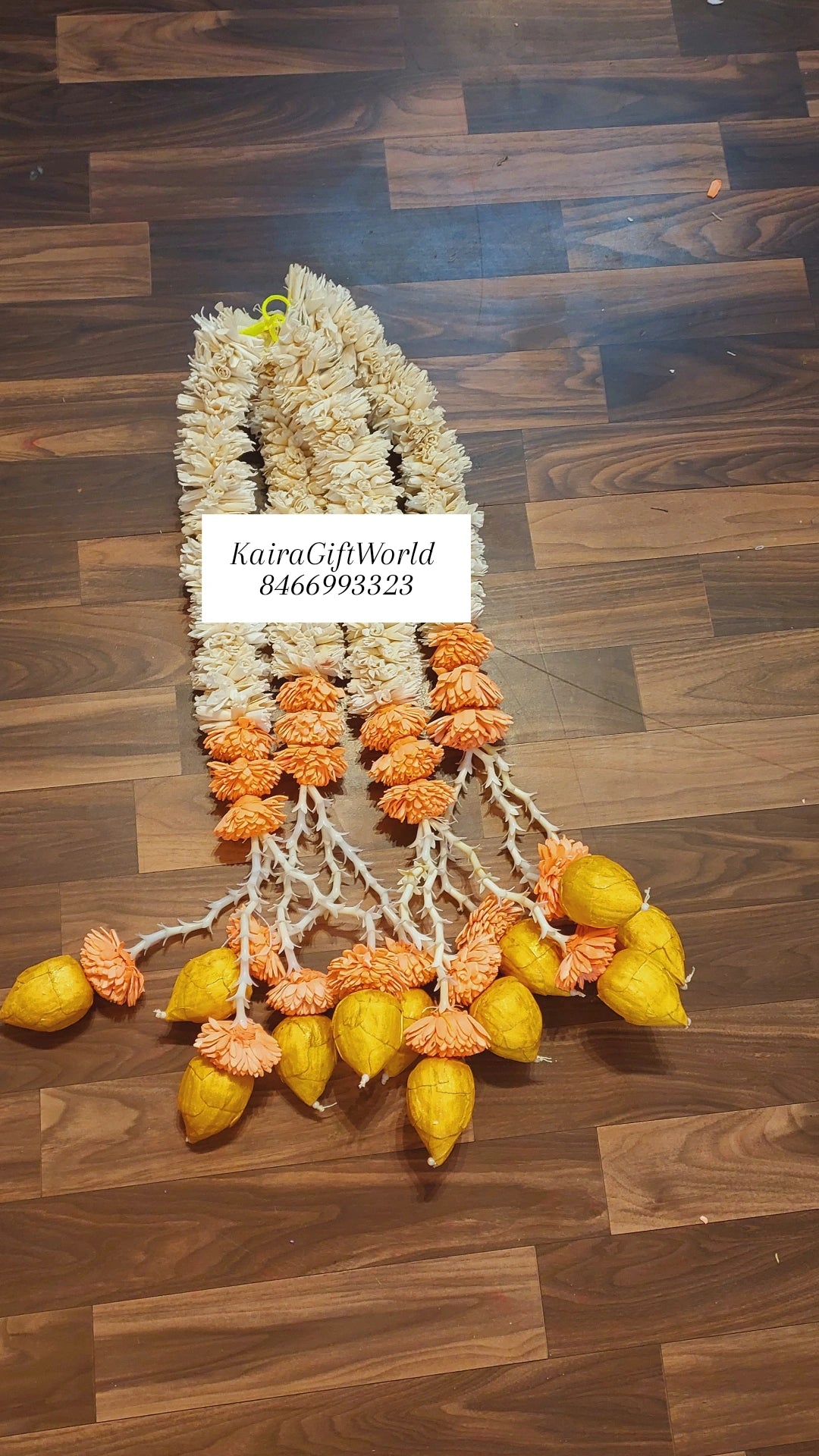 White and Peach Hangings!!!