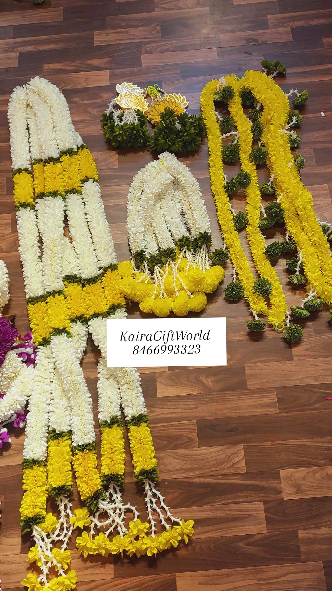 White and Yellow garlands Set!!!