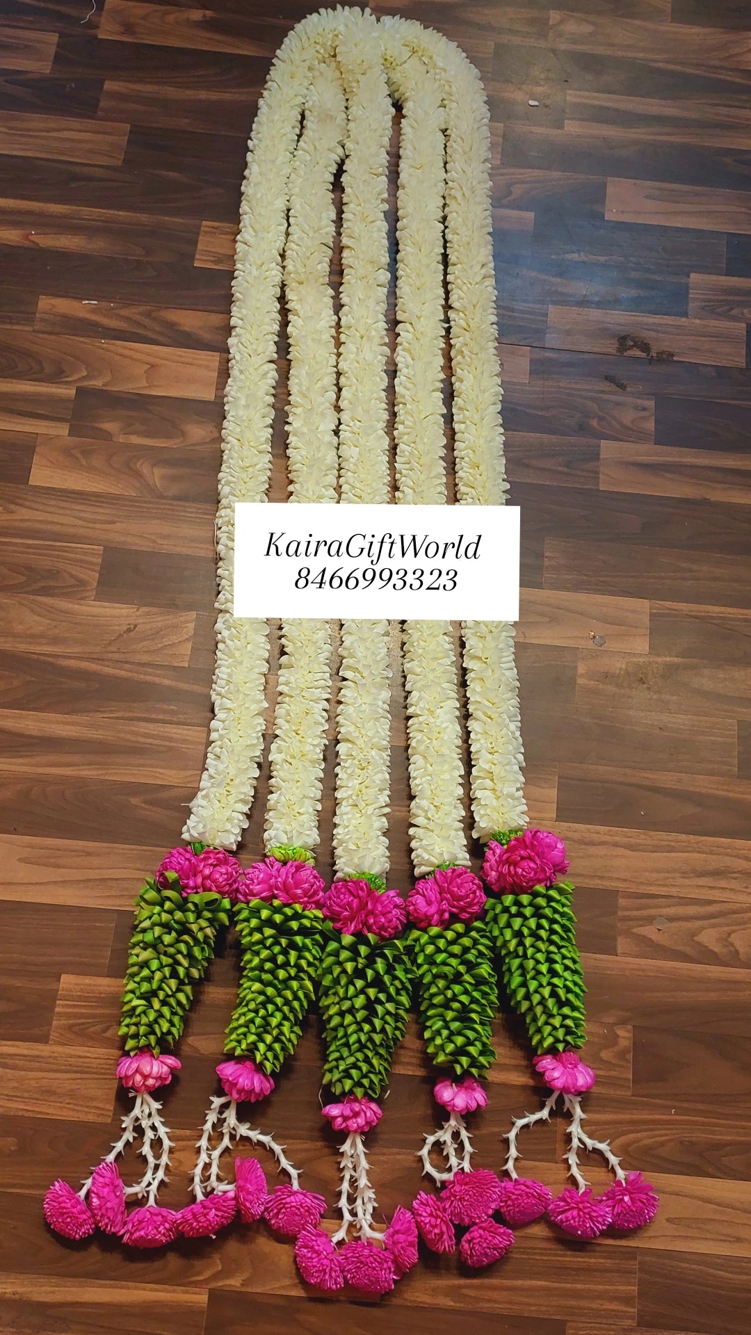 White and Pink Garlands!!!