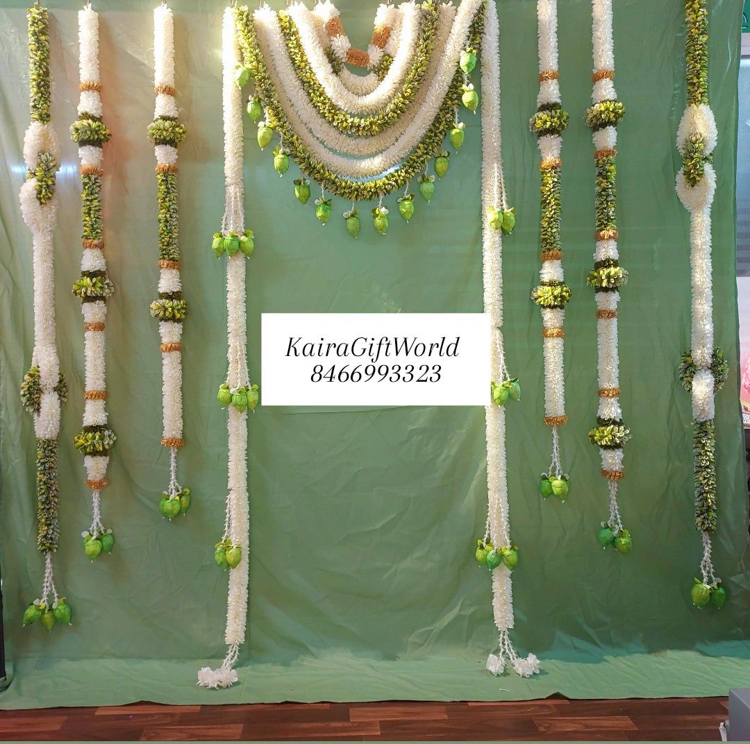White and Green Garlands Set!!!