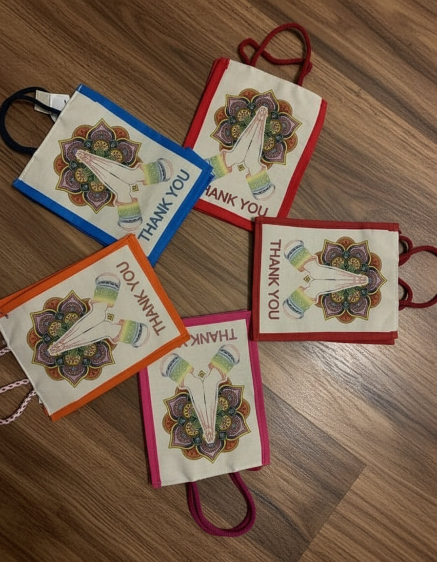 Namasthe Print Jute Bag!!!