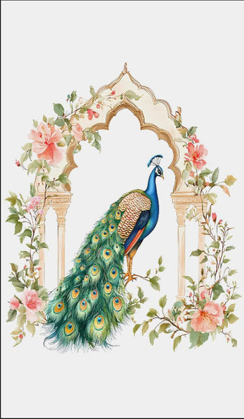 Peacock Backdrop Cloth!