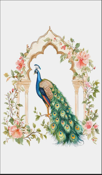 Peacock Backdrop Cloth!