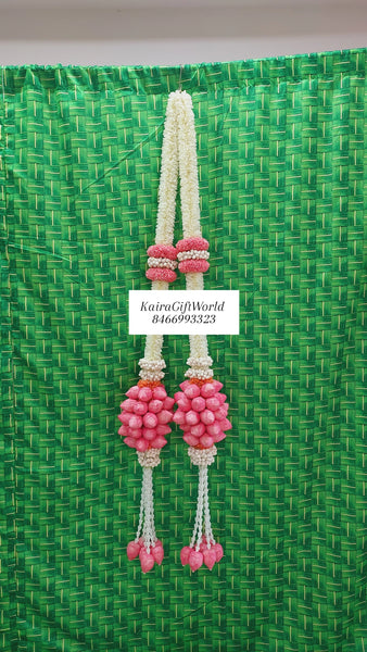 Lotus Bud/Jasmine Loop Garlands!!!! Set of 2!!! - KairaGiftWorld