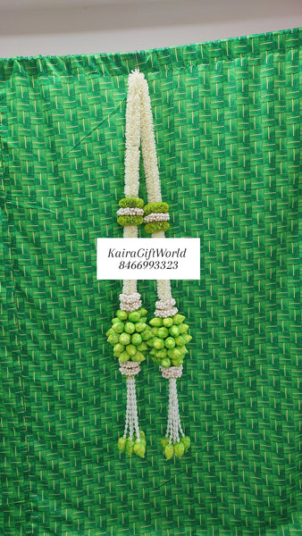 Lotus Bud/Jasmine Loop Garlands!!!! Set of 2!!! - KairaGiftWorld