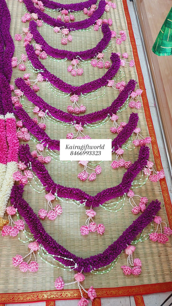 Jasmine Bud/Solawood Flower Torans!!! - KairaGiftWorld