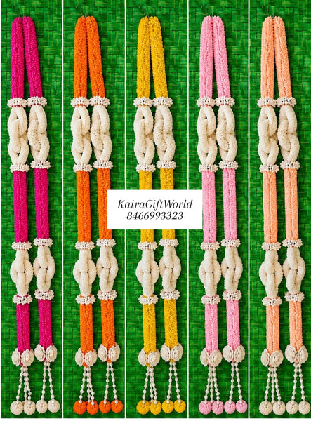 White Loop Garlands!!! Set of 2!! - KairaGiftWorld