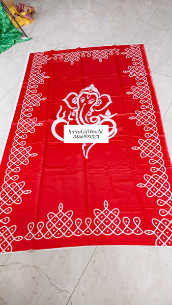Ganesha Kolam Cloth