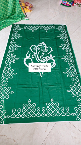 Ganesha Kolam Cloth