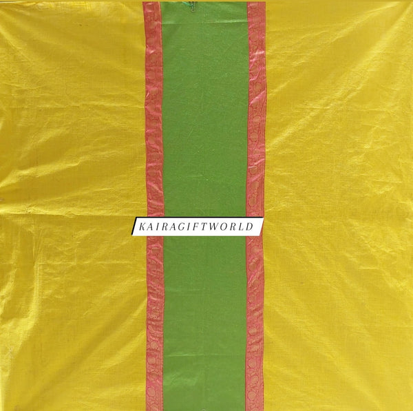 White and GreenJute Backdrop Cloth
