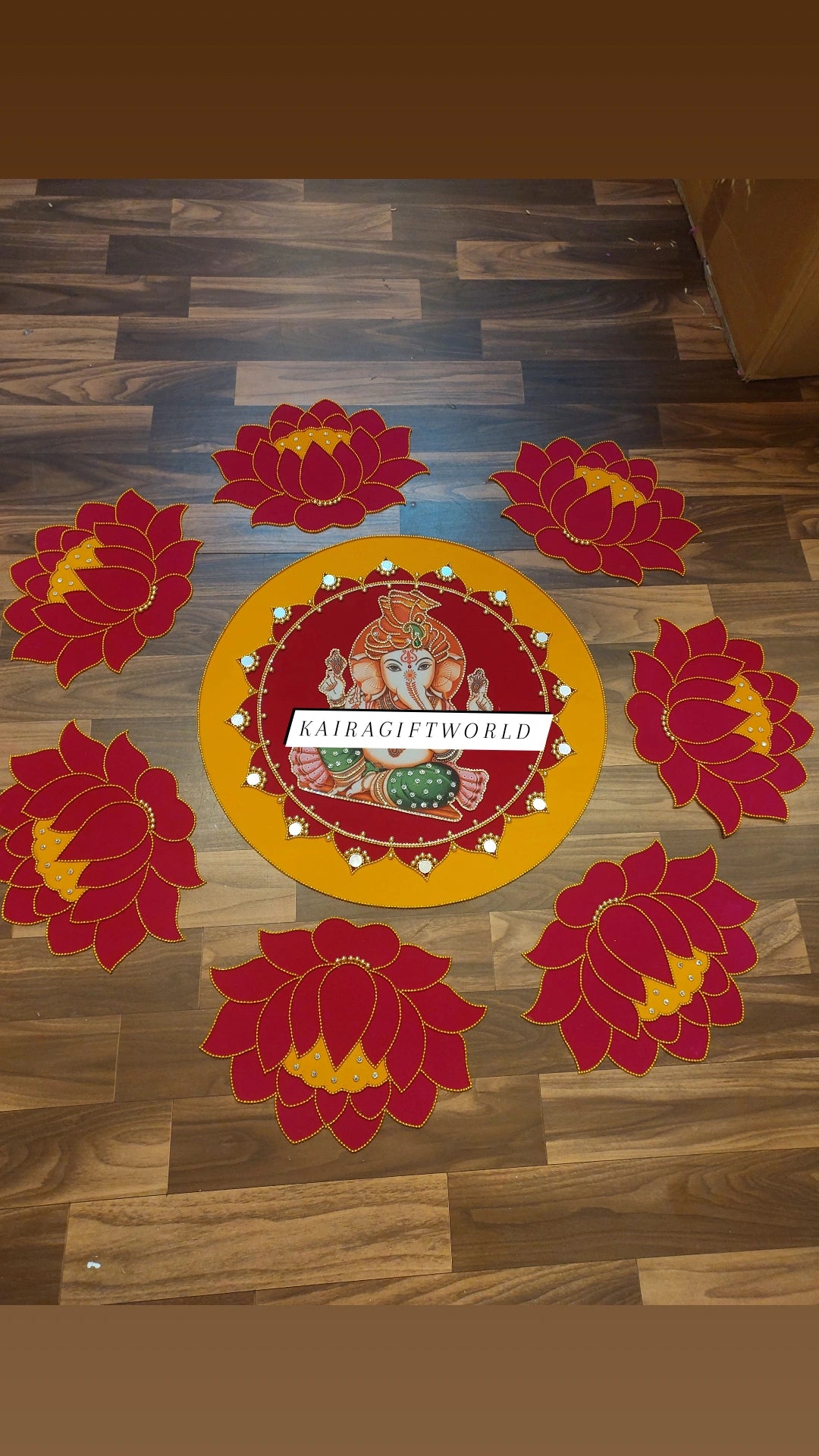 Velvet Ganesha Rangoli
