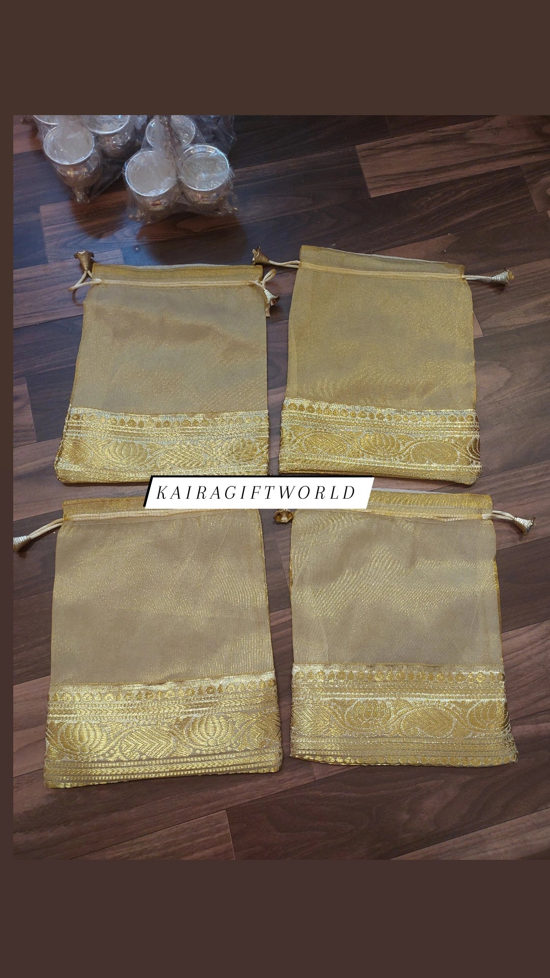 Gold Tissue Potli