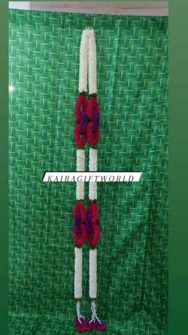 Pink and Purple Loop Hangings- Pair