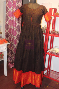 Handloom Long Anarkali-anarkali-KairaGiftWorld