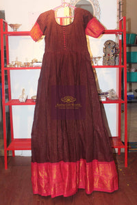 Handloom Long Anarkali-anarkali-KairaGiftWorld