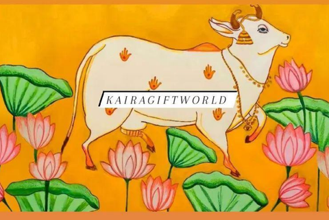 Pichwai Cow Backdrop Cloth