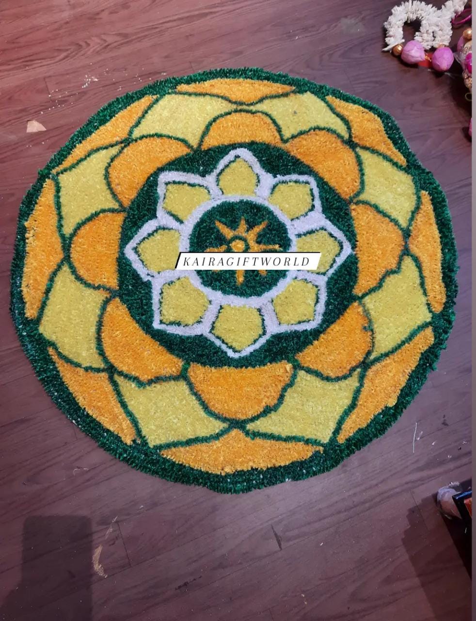 Artificial Floral Rangoli