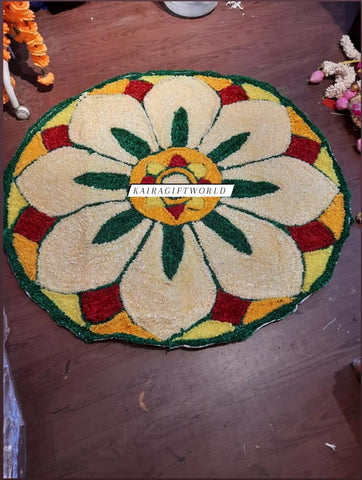 Floral Rangoli Mat