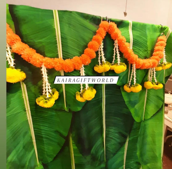 Artificial Marigold Toran - Orange