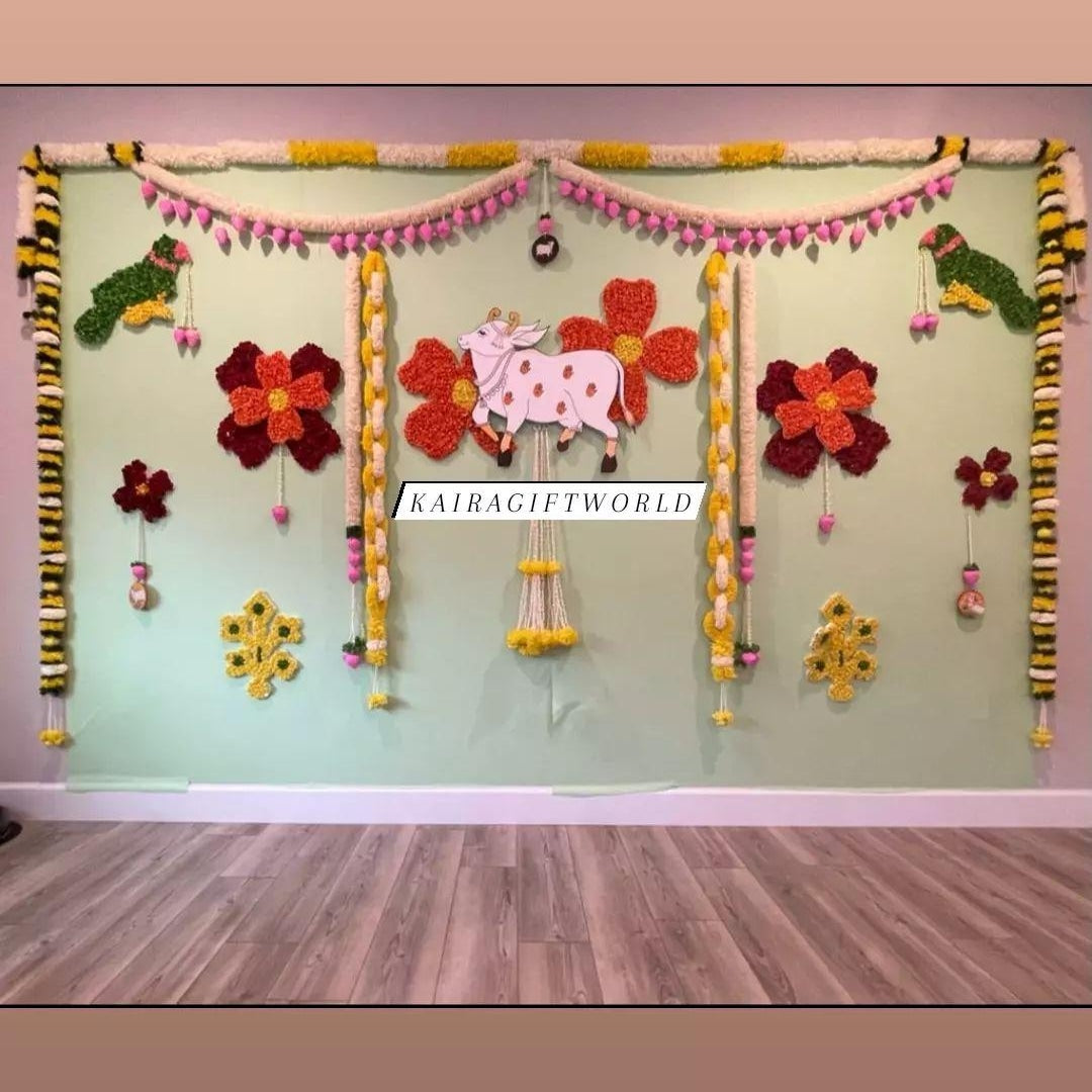 Pichwai Cow Backdrop Set!!