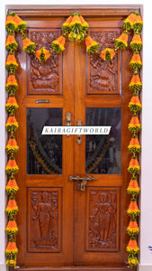Orange/Green entrance set