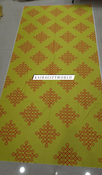 Kolam/Muggu Backdrop Cloth