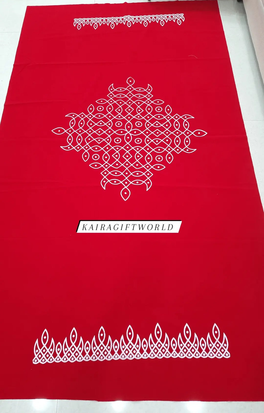 Velvet Kolam/Muggu Backdrop Cloth