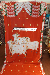 Pichwai Cow Backdrop Cloth