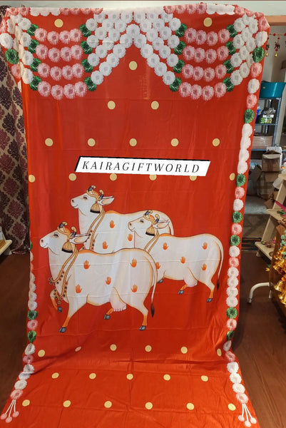 Pichwai Cow Backdrop Cloth
