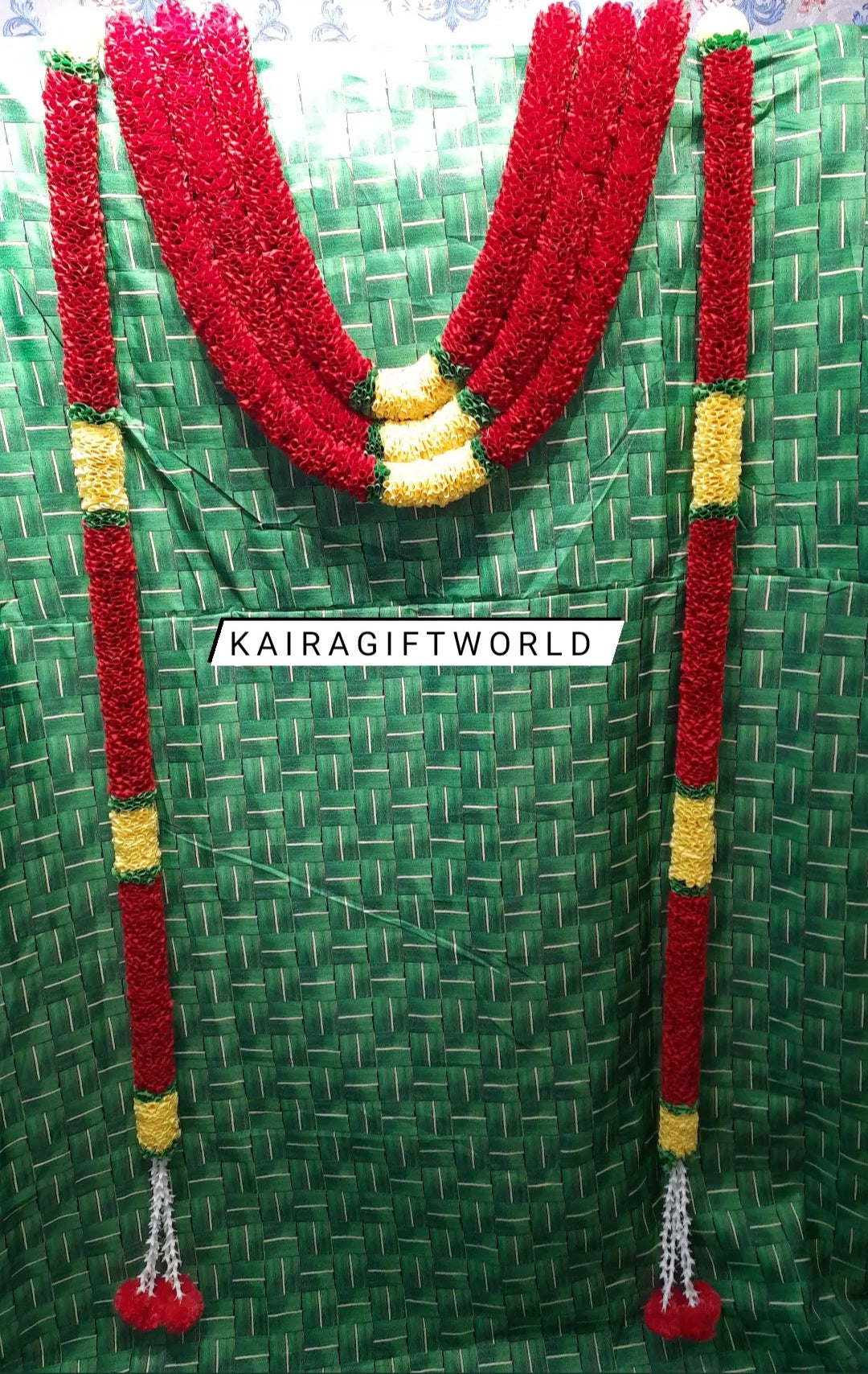 Entrance Toran Set - Red and Yellow Combination
