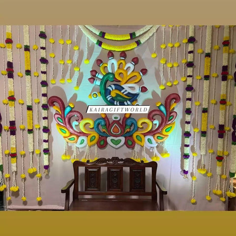 Peacock Backdrop Set