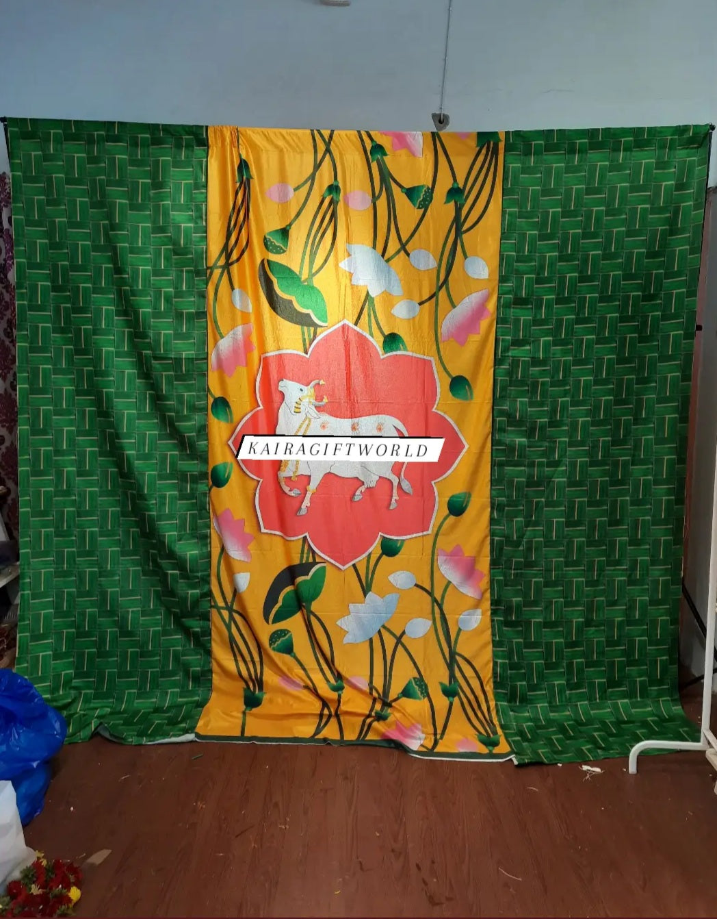 Pichwai theme Backdrop Cloth
