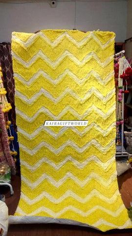 Yellow Zig Zag Mat Backdrop Mat