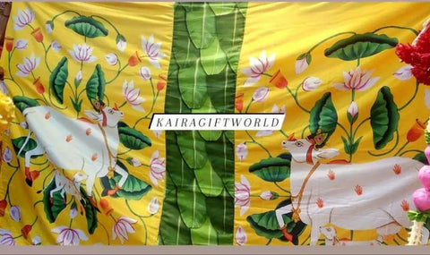 Pichwai Cow Theme BackdropCloth