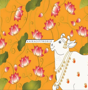 Pichwai Cow Backdrop Cloth