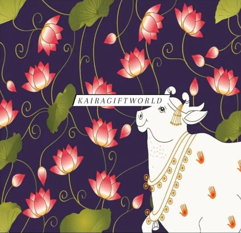 Pichwai Cow Backdrop Cloth