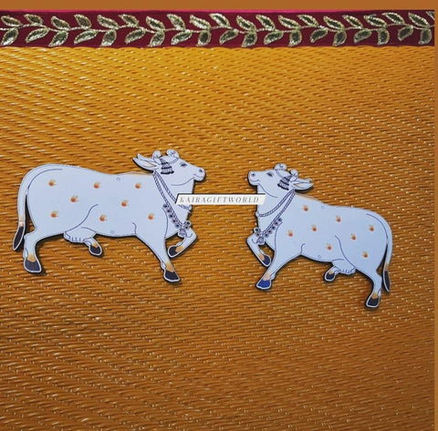 Pichwai cow Cutouts Set of 2