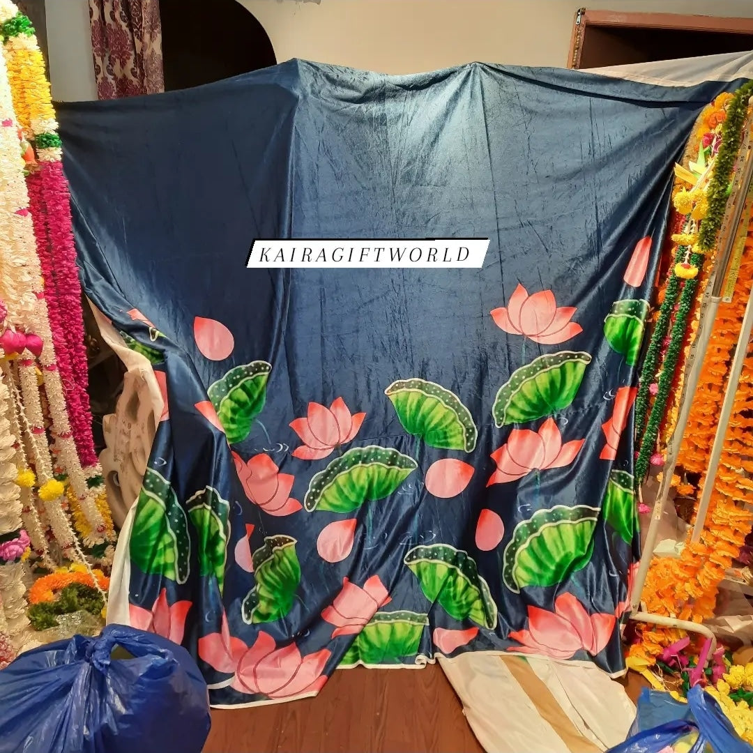 Pichwai Lotus Backdrop Cloth