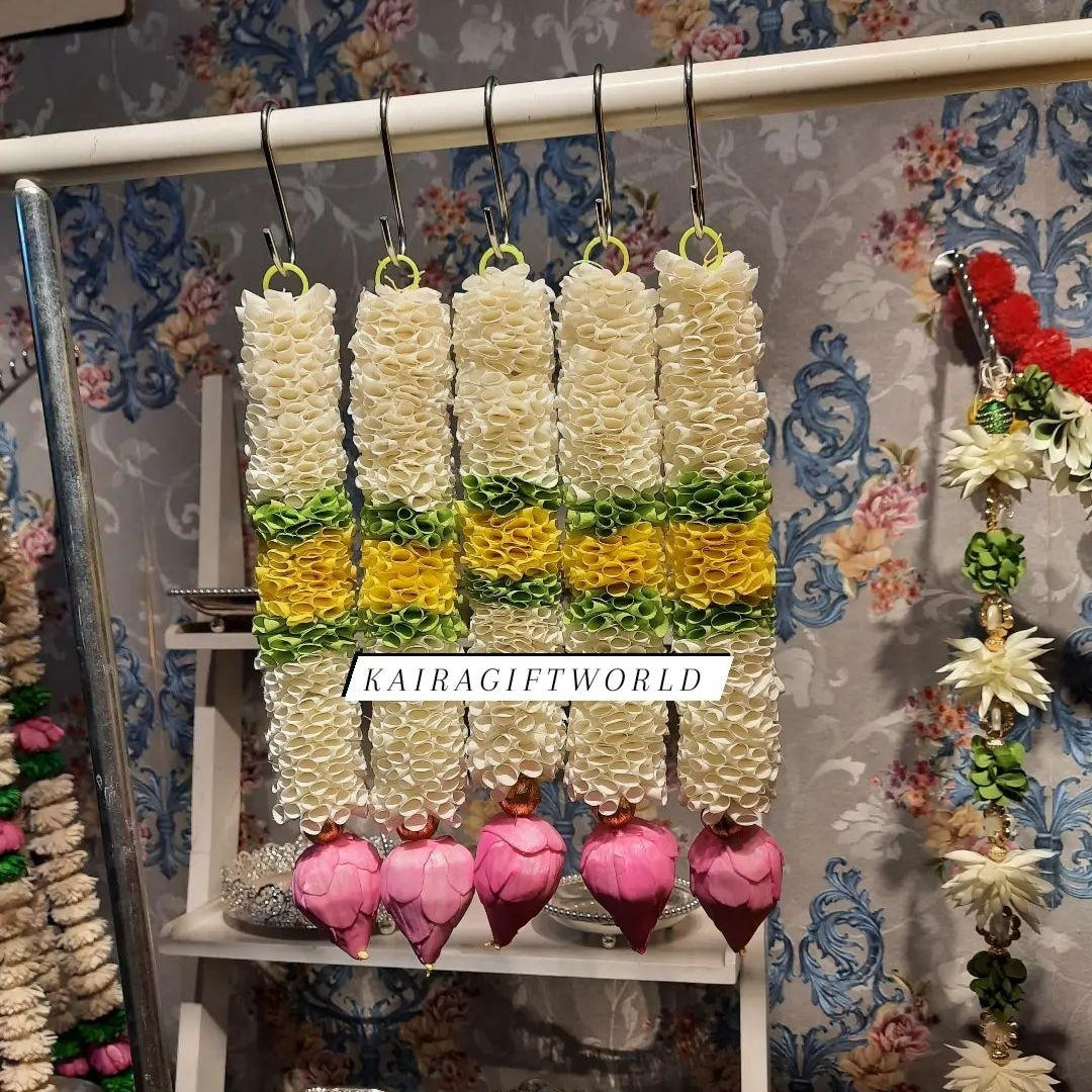 White and Yellow Lotus Hangings