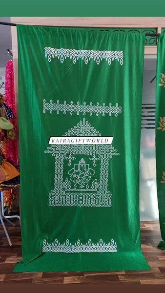 Radham Ganesha Backdrop Cloth