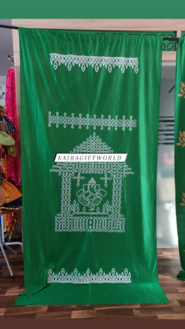 Radham Ganesha Backdrop Cloth