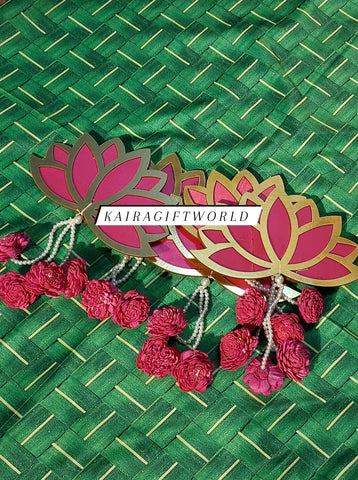 Pink Lotus Cutout Hangings