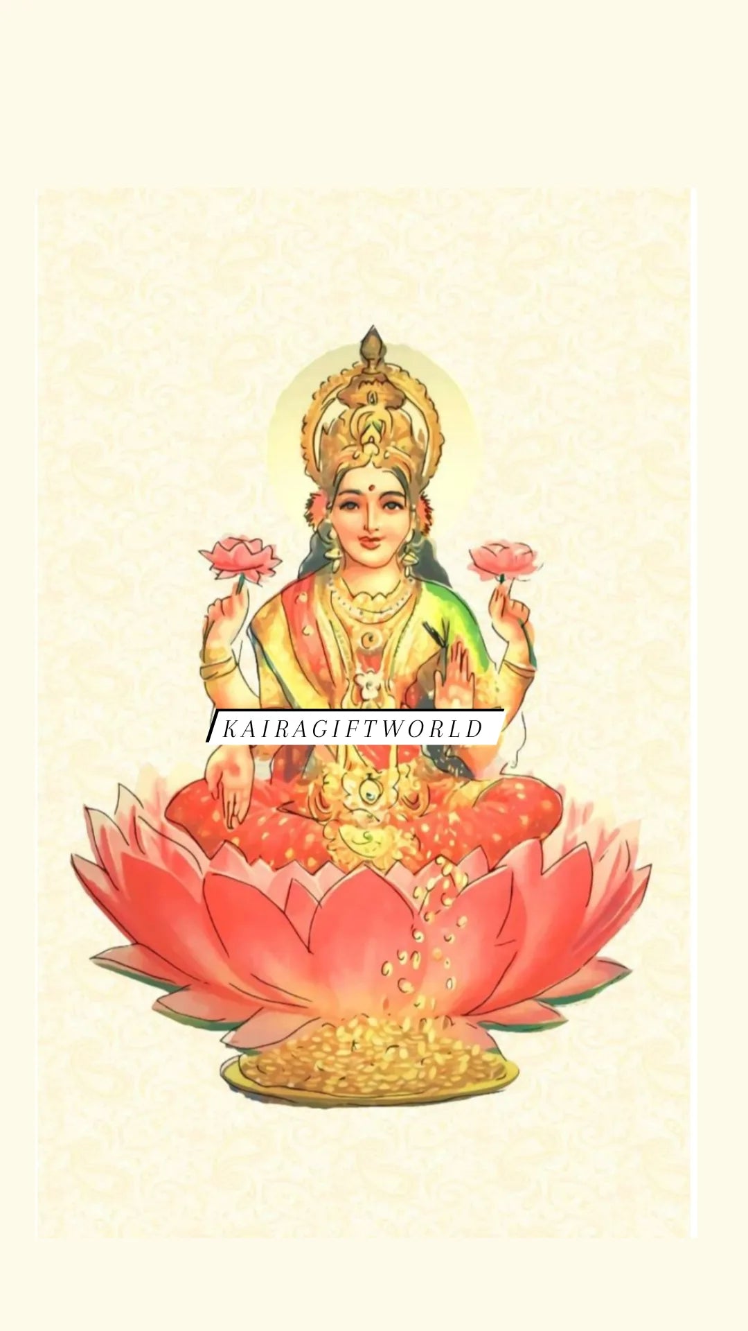 Lakshmi Devi Backdrop!!!