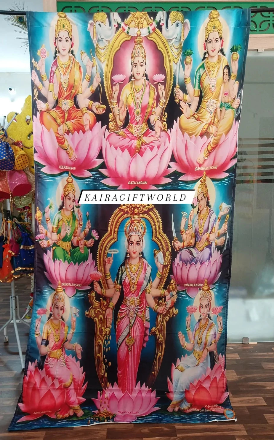 Ashta Lakshmi Backdrop