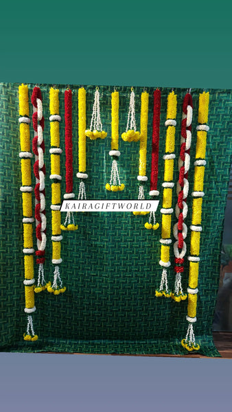 Yellow Red Garlands Set